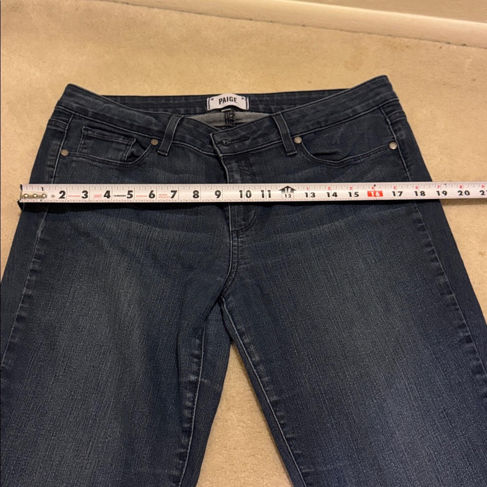 PAIGE Dark Blue Skinny Jeans - Picture 9 of 9